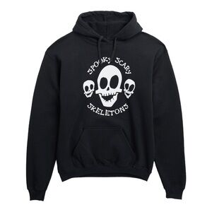 Philco kid’s SPOOKY SCARY SKELETON HOODIE IN BLACK